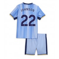 Dres Tottenham Hotspur Brennan Johnson #22 Preč pre deti 2024-25 Krátky Rukáv (+ trenírky)